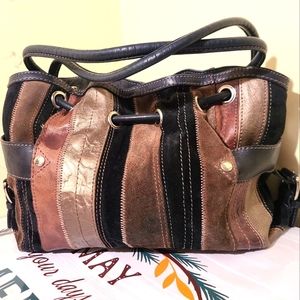 Fossil Patchwork handbag